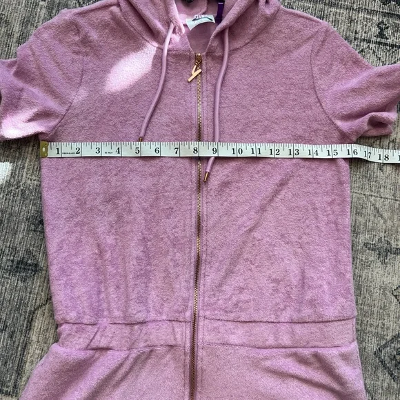 Yitty women’s terry short heart pocket onesie romper size small - Picture 7 of 12